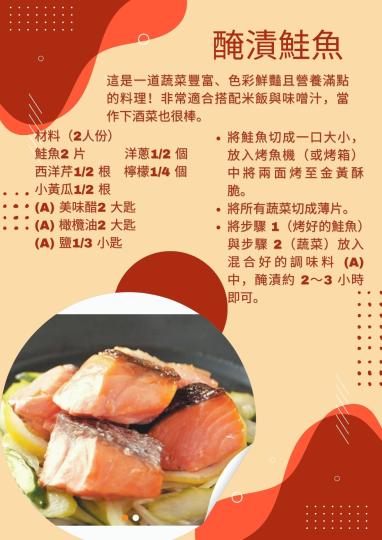 美味醋-醃漬鮭魚